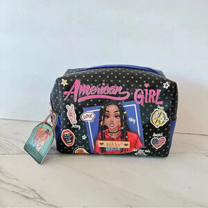 Nikky By Nicole Lee Cosmetic Pouch Bag American Girl Black/Navy